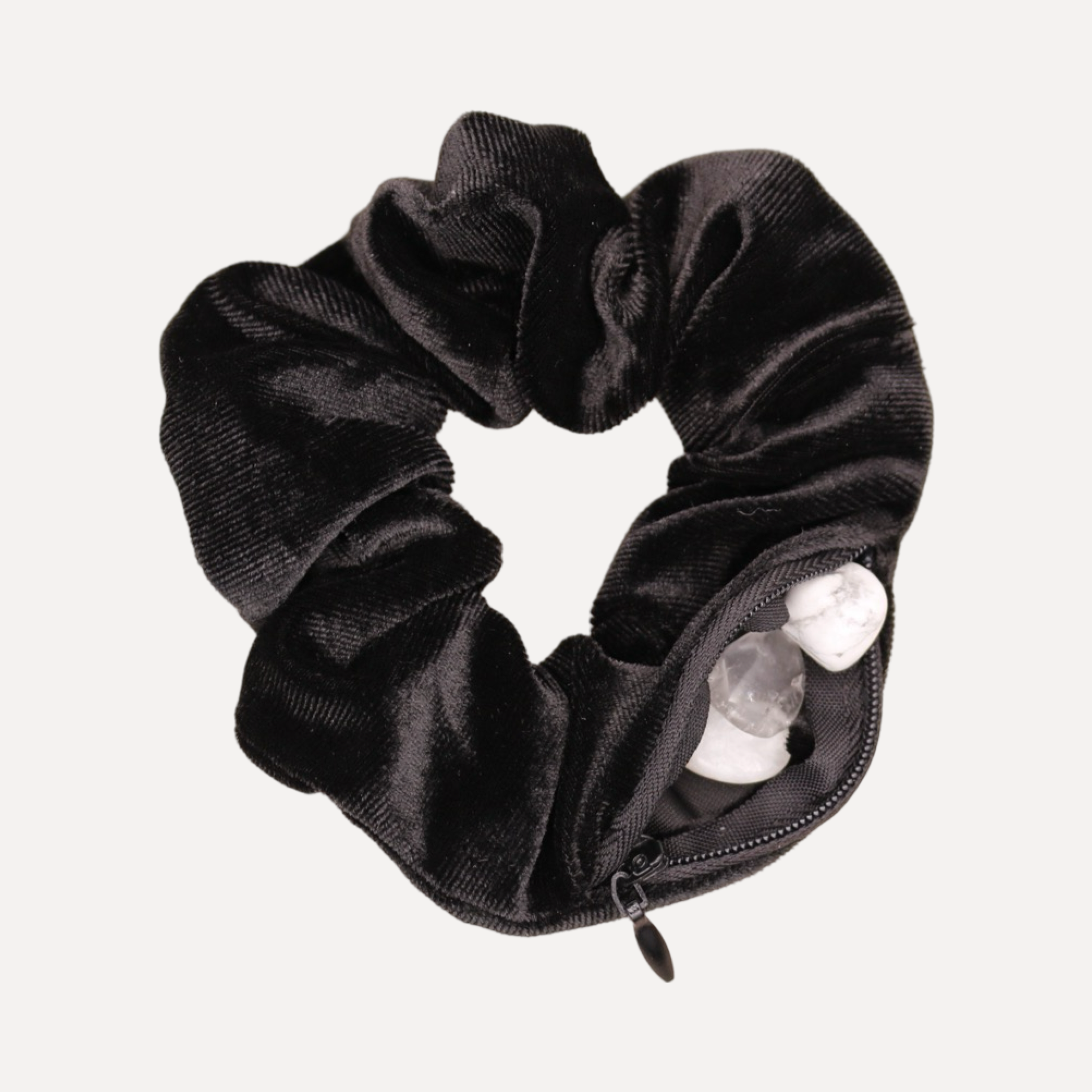 Pocket Velvet Scrunchie